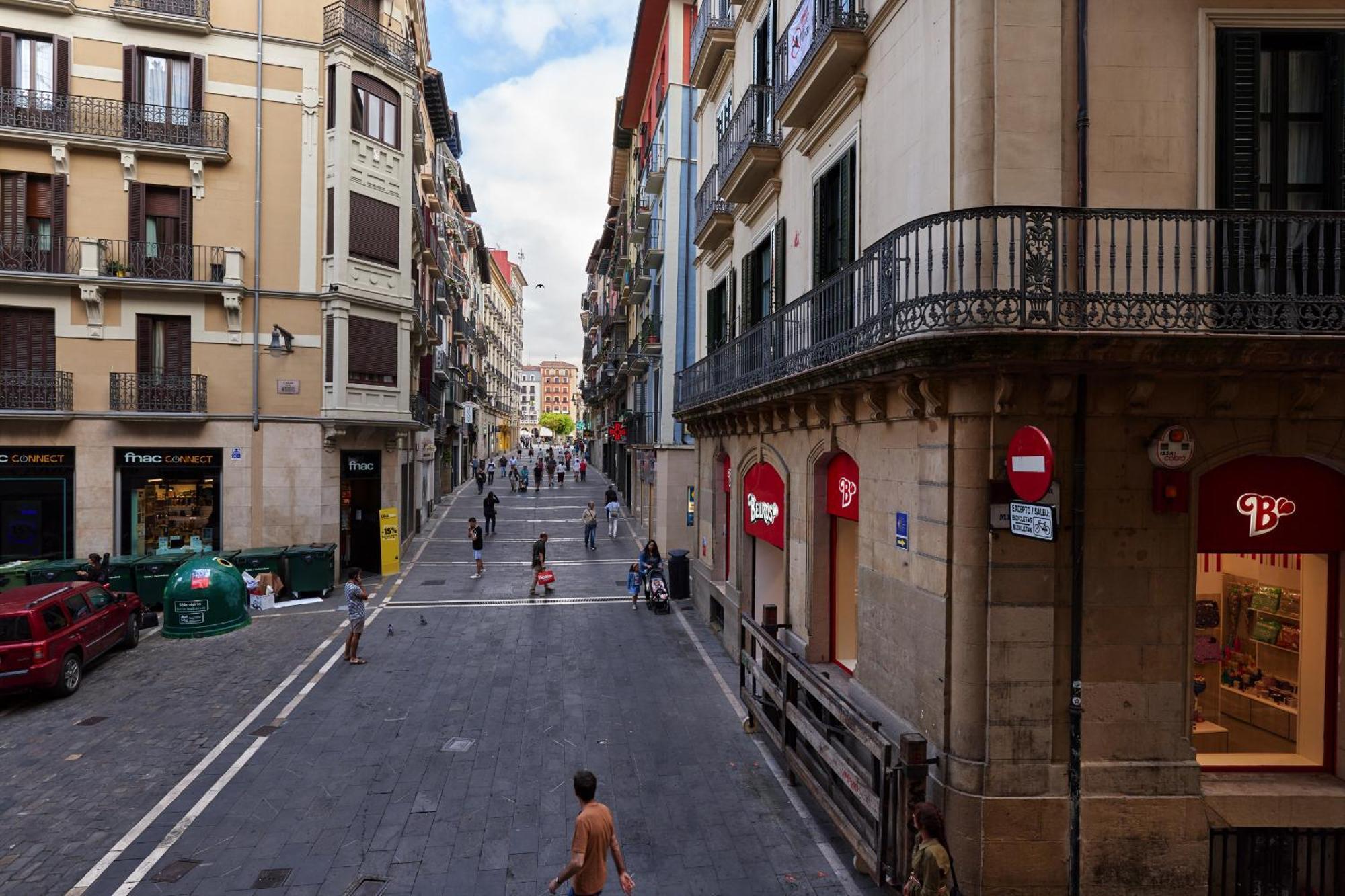 Appartamento Tuapartamento Vistas Directas Al Encierro - Mercaderes 9 - Pamplona Esterno foto